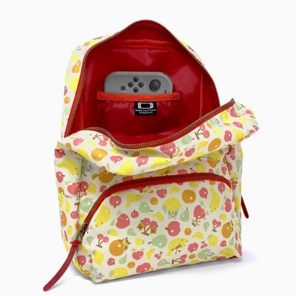 Animal Crossing Fruit Pattern Controller Gear -  Small Backpack